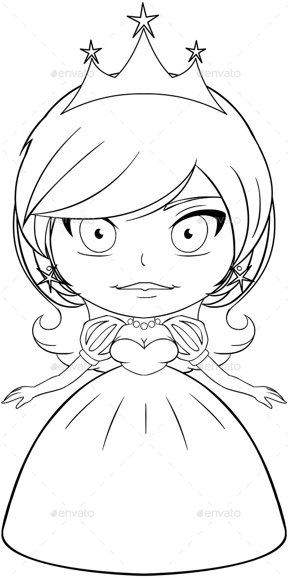 Princess Coloring Page (People)