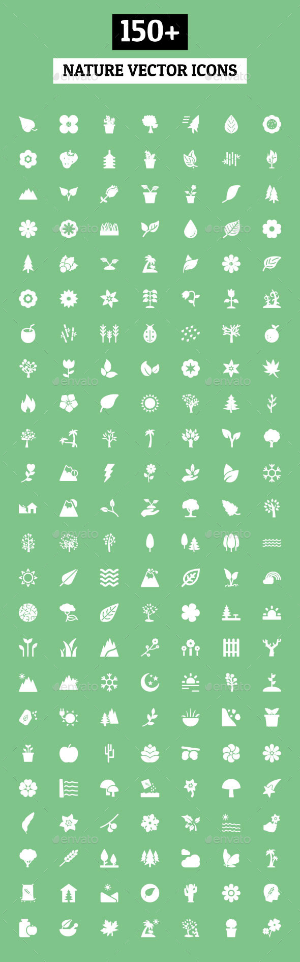 GraphicRiver 150& Nature Vector Icons 10737662 GraphicRiver 150& Nature Vector Icons 10737662