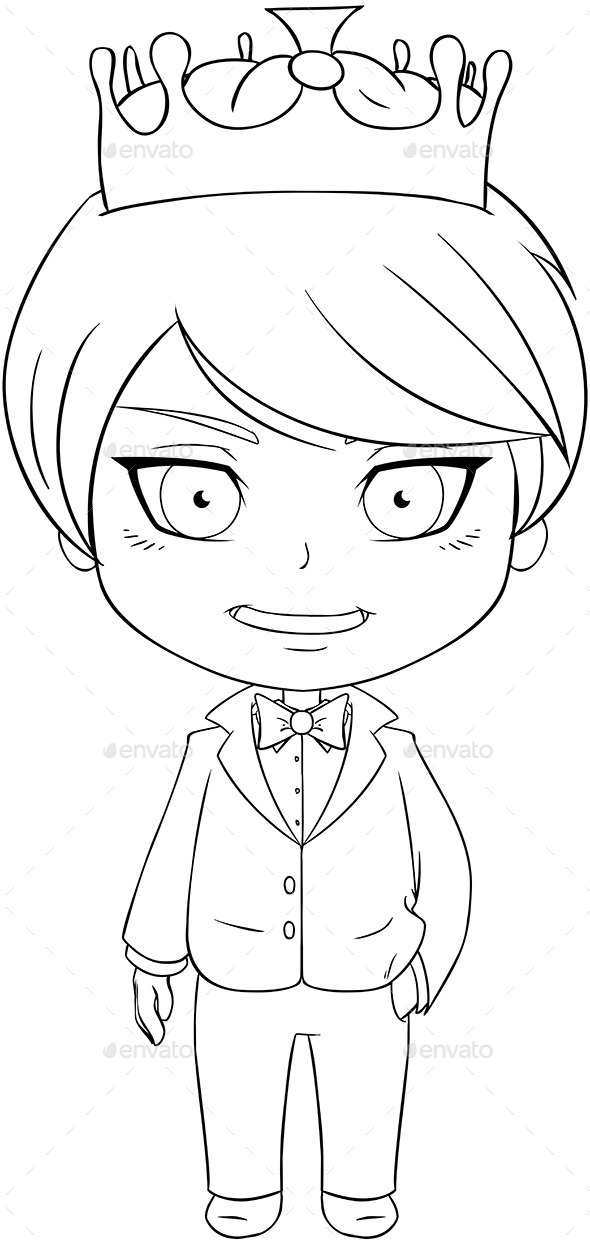 Prince Coloring Page (People)