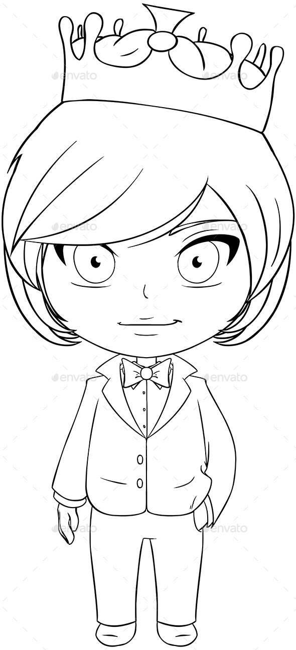 Prince Coloring Page (People)