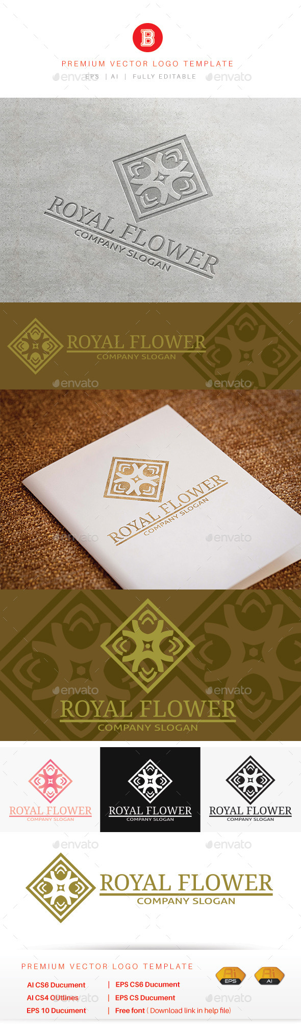 GraphicRiver Royal Flower 10738261 GraphicRiver Royal Flower 10738261