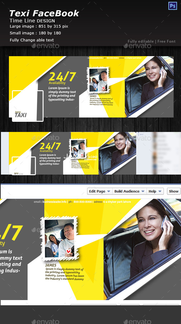 GraphicRiver Texi Driver Facebook Timeline Cover 10738511 GraphicRiver Texi Driver Facebook Timeline Cover 10738511
