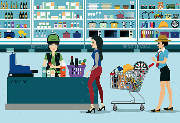 GraphicRiver Supermarkets 10739540 GraphicRiver Supermarkets 10739540