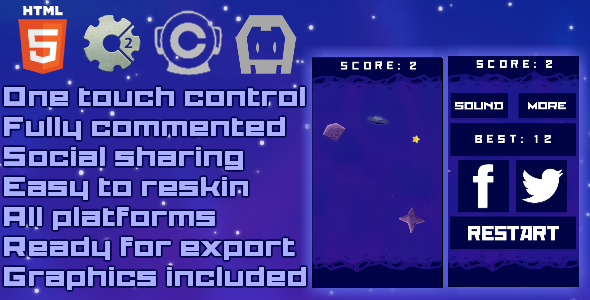 CodeCanyon UFO Mobile Game 10739861 CodeCanyon UFO Mobile Game 10739861