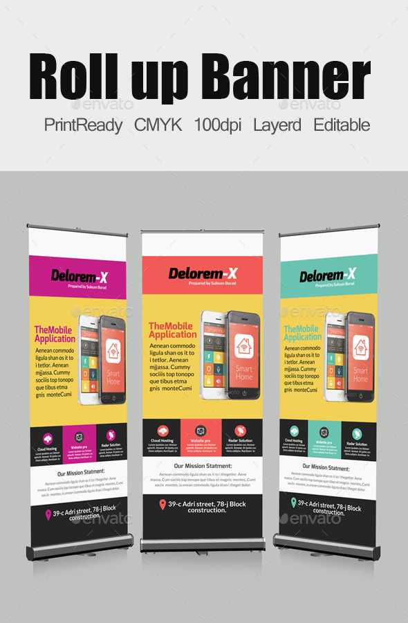 GraphicRiver Mobile App Business Roll Up Banners Template 10740497 GraphicRiver Mobile App Business Roll Up Banners Template 10740497