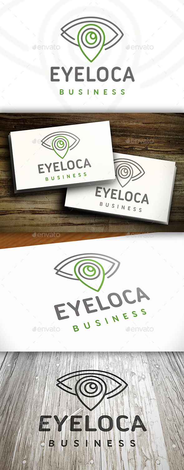 GraphicRiver Eye Locator Logo 10742510 GraphicRiver Eye Locator Logo 10742510