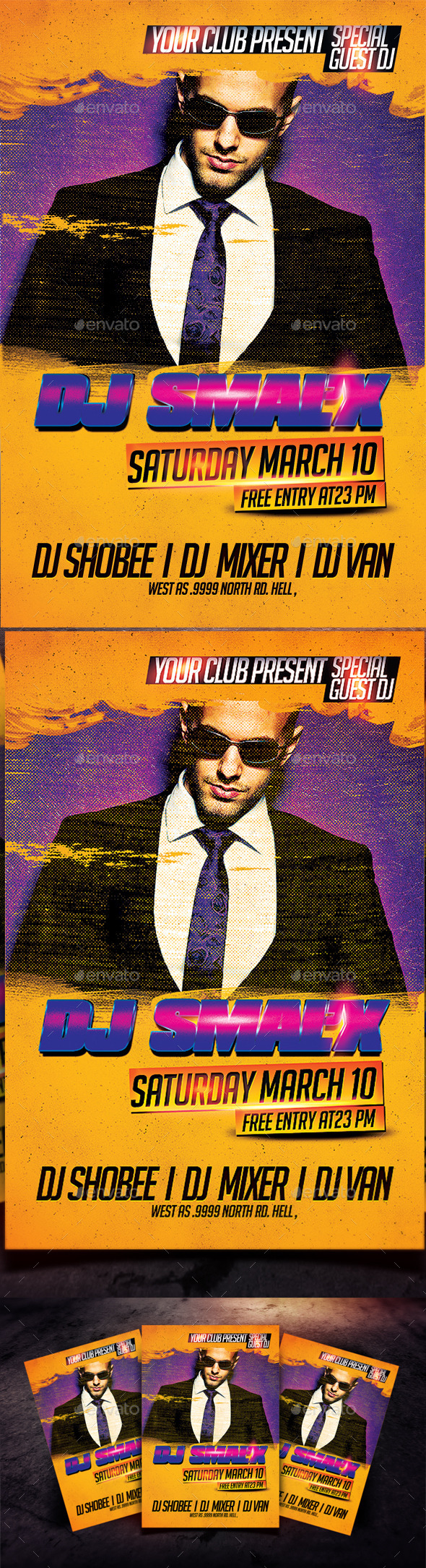 GraphicRiver Special Guest DJ Flyer Template 10742725 GraphicRiver Special Guest DJ Flyer Template 10742725