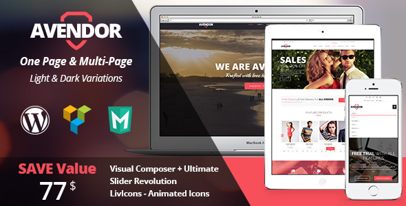 ThemeForest AVENDOR WordPress Responsive Multi-purpose Theme 10663170 ThemeForest AVENDOR WordPress Responsive Multi-purpose Theme 10663170