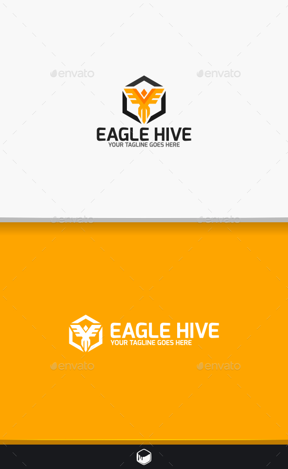 GraphicRiver Eagle Hive Logo 10729950 GraphicRiver Eagle Hive Logo 10729950