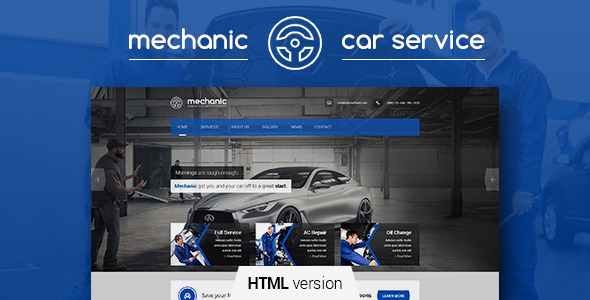 Mechanic – car service & repair workshop template – Over ... Mechanic – car service & repair workshop template – Over ...