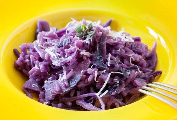 Red Cabbage Risotto (Misc) Photo Download