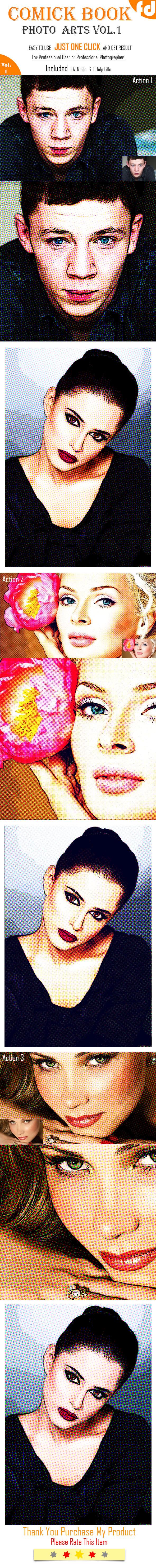 GraphicRiver Comic Book Photo Art 10748191 GraphicRiver Comic Book Photo Art 10748191