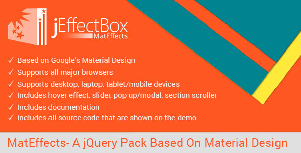 CodeCanyon MatEffects- A jQuery Pack Based On Material Design 10707514 CodeCanyon MatEffects- A jQuery Pack Based On Material Design 10707514