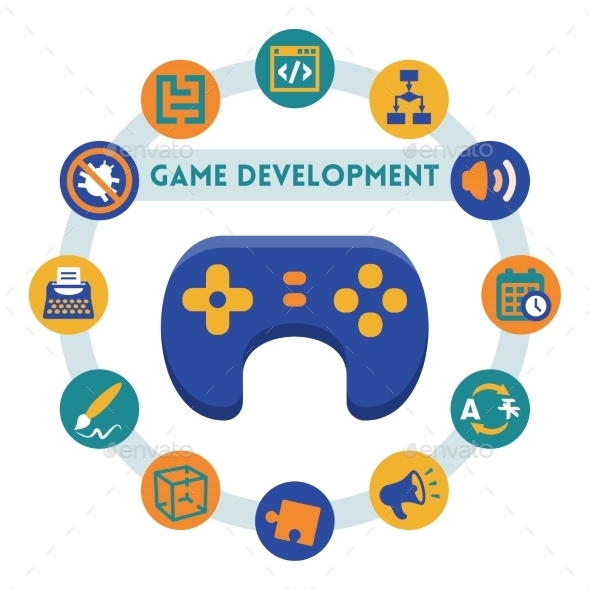 GraphicRiver Game Development Infographic 10751382 GraphicRiver Game Development Infographic 10751382