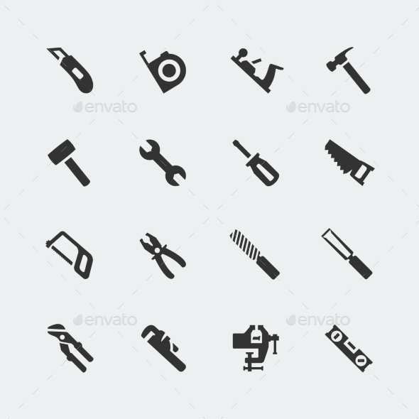 GraphicRiver Tools Set 10751496 GraphicRiver Tools Set 10751496