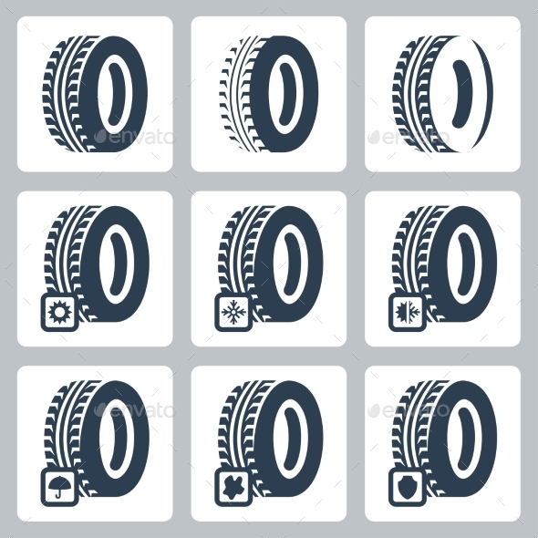 GraphicRiver Tires 10751585 GraphicRiver Tires 10751585