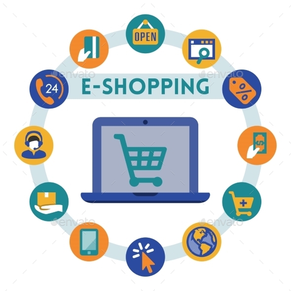 GraphicRiver Online Shopping Icons 10752045 GraphicRiver Online Shopping Icons 10752045