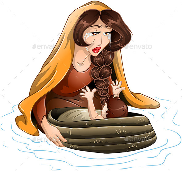 GraphicRiver Moses Placed in Water by His Mother Jochebed 10753100 GraphicRiver Moses Placed in Water by His Mother Jochebed 10753100