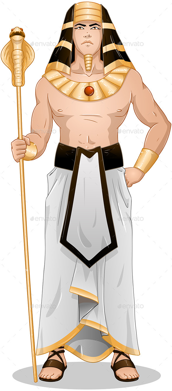 GraphicRiver Egyptian Pharaoh Standing for Passover 10753178 GraphicRiver Egyptian Pharaoh Standing for Passover 10753178