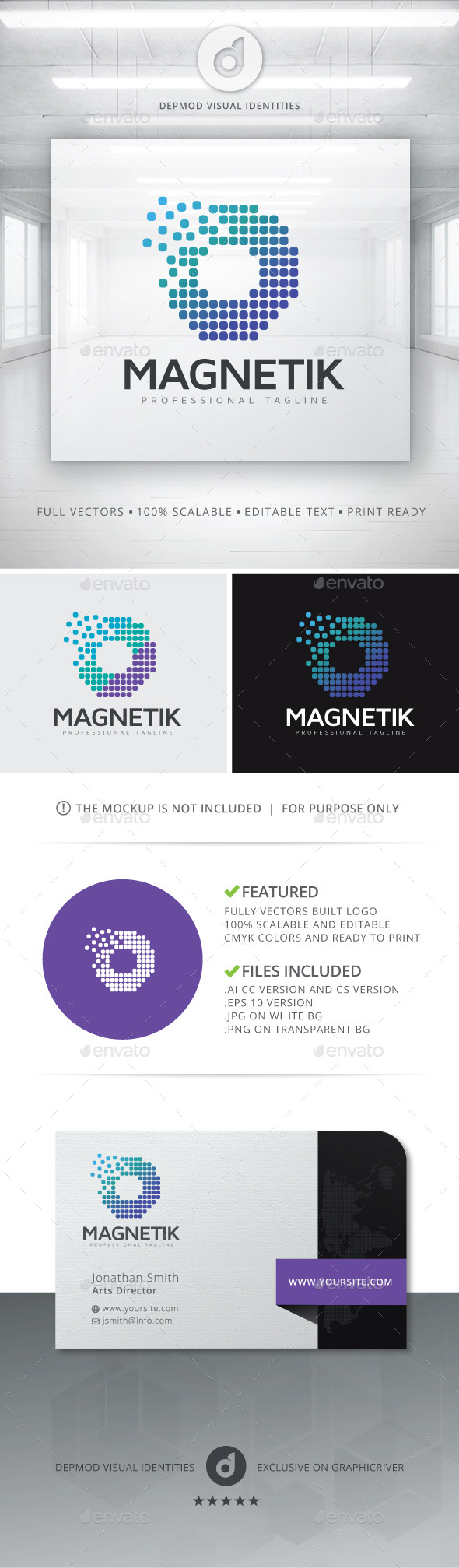 GraphicRiver Magnetik Logo 10754276 GraphicRiver Magnetik Logo 10754276