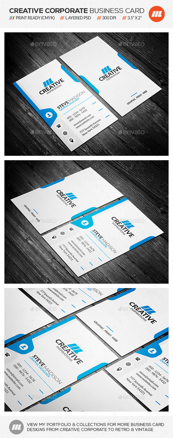 GraphicRiver Creative Corporate Business Card 10754639 GraphicRiver Creative Corporate Business Card 10754639