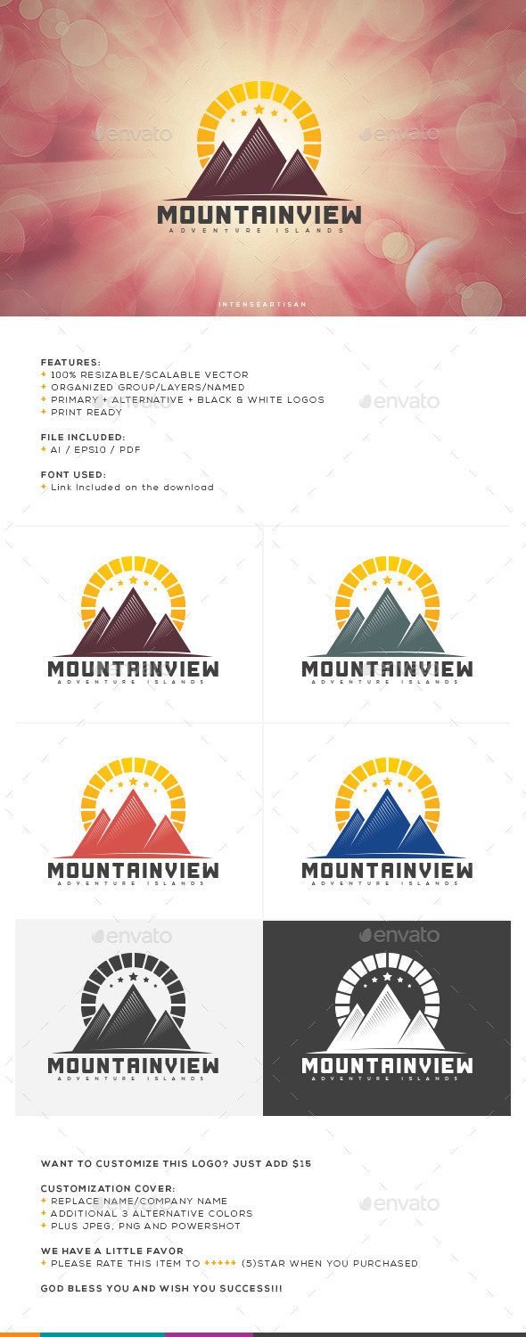 GraphicRiver Mountain V.3 Logo Template 10755391 GraphicRiver Mountain V.3 Logo Template 10755391