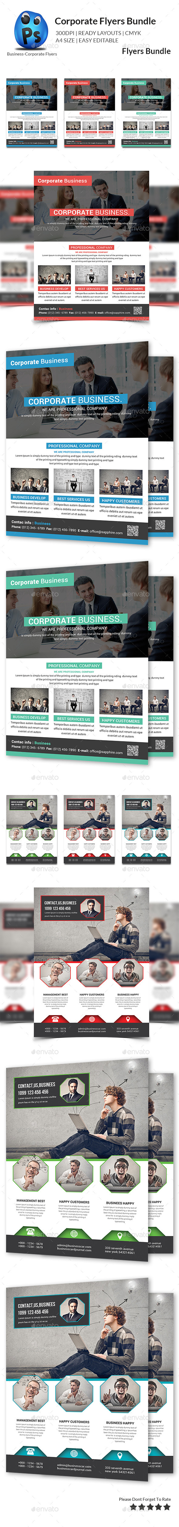 GraphicRiver Corporate Business Flyer Bundle 10755478 GraphicRiver Corporate Business Flyer Bundle 10755478