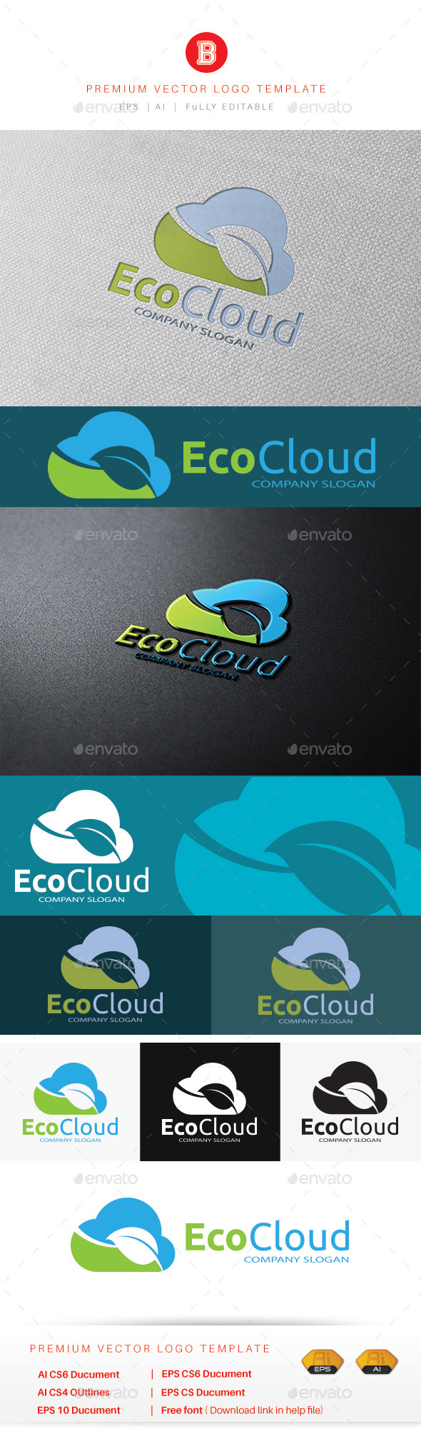 GraphicRiver Eco Cloud 10756122 GraphicRiver Eco Cloud 10756122