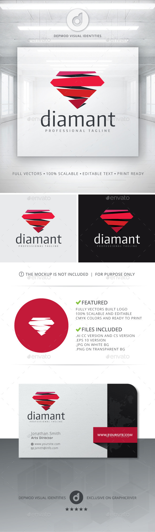 GraphicRiver Diamant Logo 10756376 GraphicRiver Diamant Logo 10756376