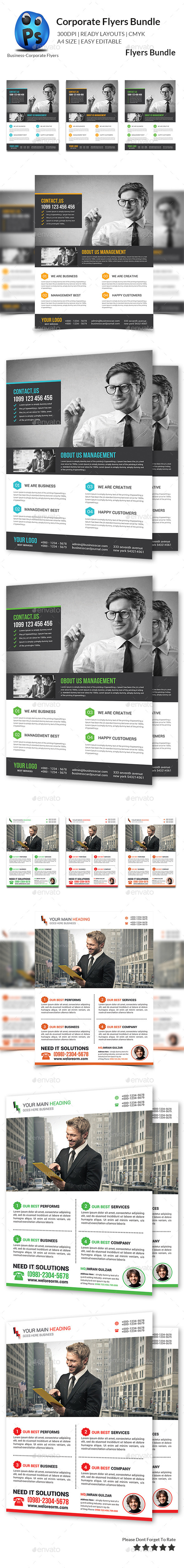 GraphicRiver Corporate Business Flyer Bundle 10756650 GraphicRiver Corporate Business Flyer Bundle 10756650