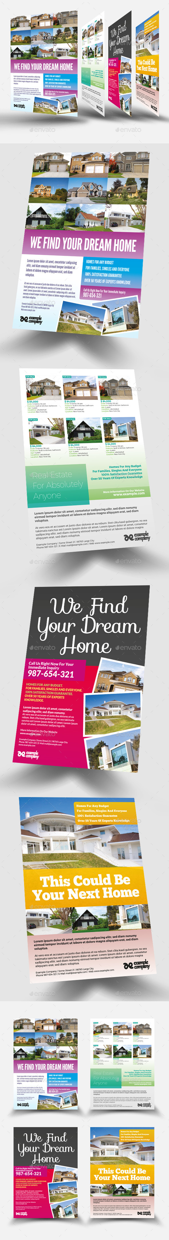 GraphicRiver Real Estate Flyers 10756693 GraphicRiver Real Estate Flyers 10756693