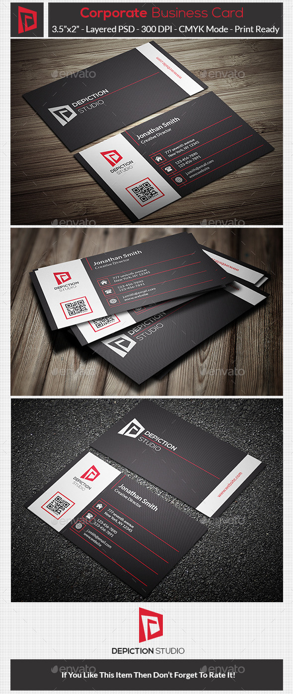 GraphicRiver Corporate Business Card 10756864 GraphicRiver Corporate Business Card 10756864