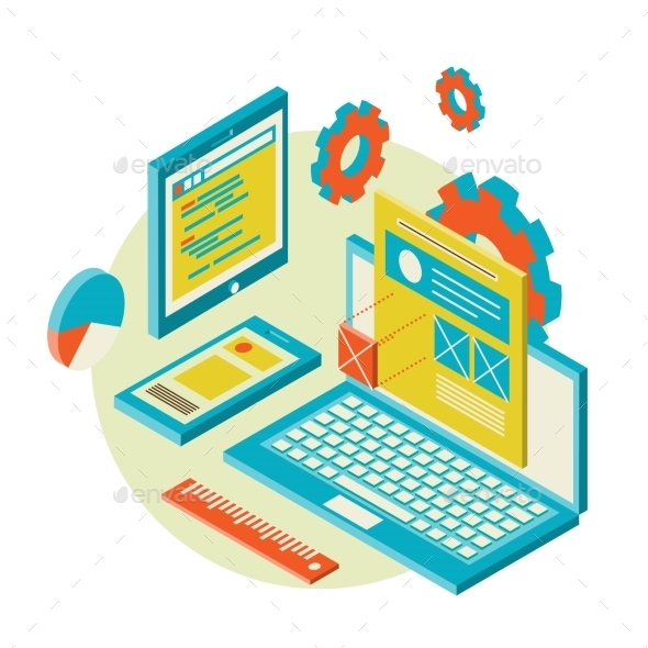GraphicRiver Mobile and Desktop Website 10757663 GraphicRiver Mobile and Desktop Website 10757663