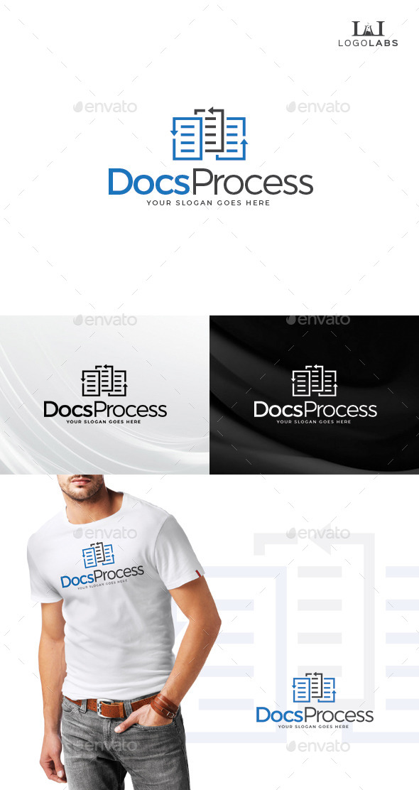 GraphicRiver Docs Process Logo 10759696 GraphicRiver Docs Process Logo 10759696