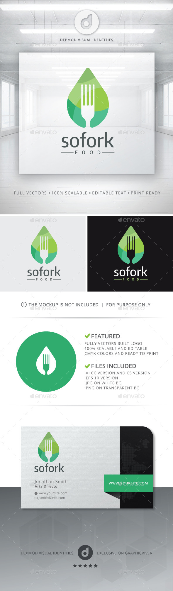 GraphicRiver Sofork Logo 10759832 GraphicRiver Sofork Logo 10759832