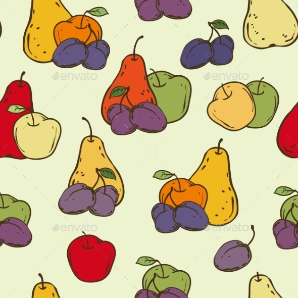 Fruits Seamless Pattern