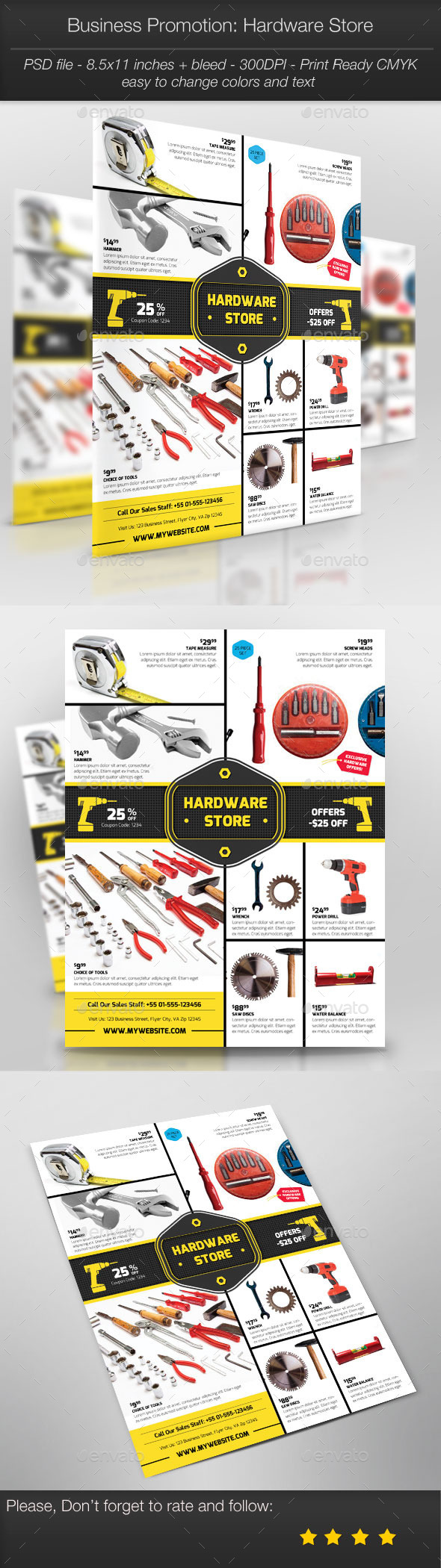 GraphicRiver Business Promotion Hardware Store 10760691 GraphicRiver Business Promotion Hardware Store 10760691