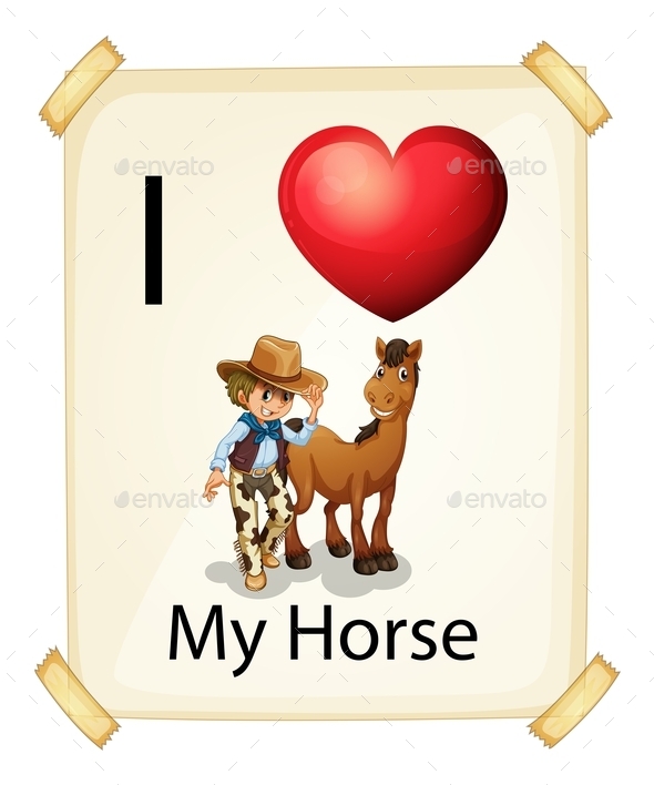 GraphicRiver Love of a Horse 10761967 GraphicRiver Love of a Horse 10761967