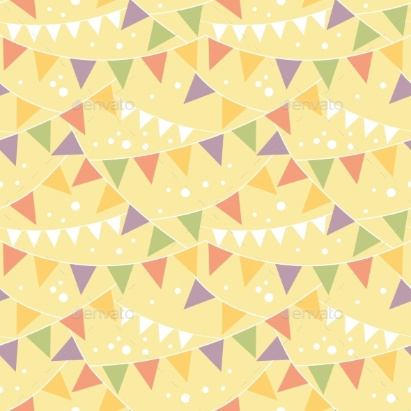 GraphicRiver Party Decorations Bunting Seamless Pattern 10762050 GraphicRiver Party Decorations Bunting Seamless Pattern 10762050