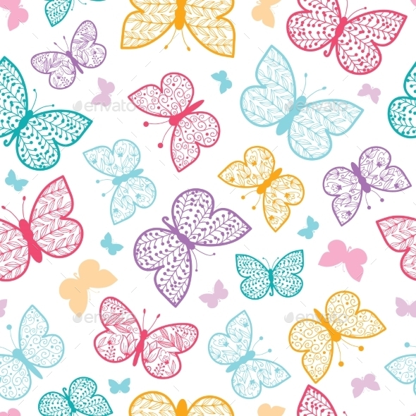 GraphicRiver Floral Butterflies 10762051 GraphicRiver Floral Butterflies 10762051