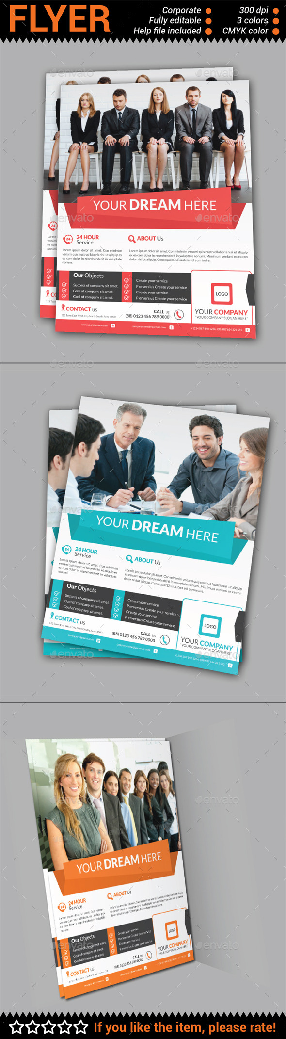 GraphicRiver Multipurpose Corporate Flyer 10762582 GraphicRiver Multipurpose Corporate Flyer 10762582
