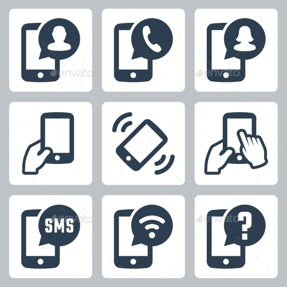 GraphicRiver Mobile Phone Functions Set 10763958 GraphicRiver Mobile Phone Functions Set 10763958