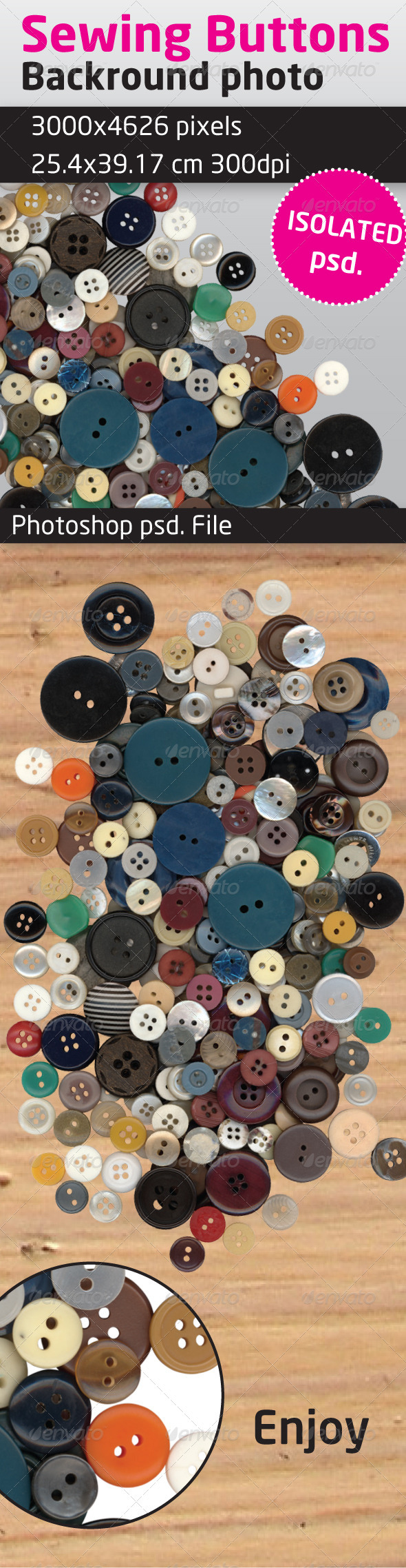 Sewing Buttons Isolated Backround Sewing Buttons Isolated Backround