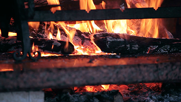 Fire burning Fire burning