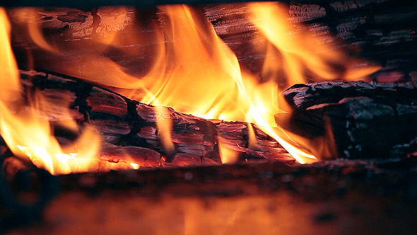 Fire burning Fire burning
