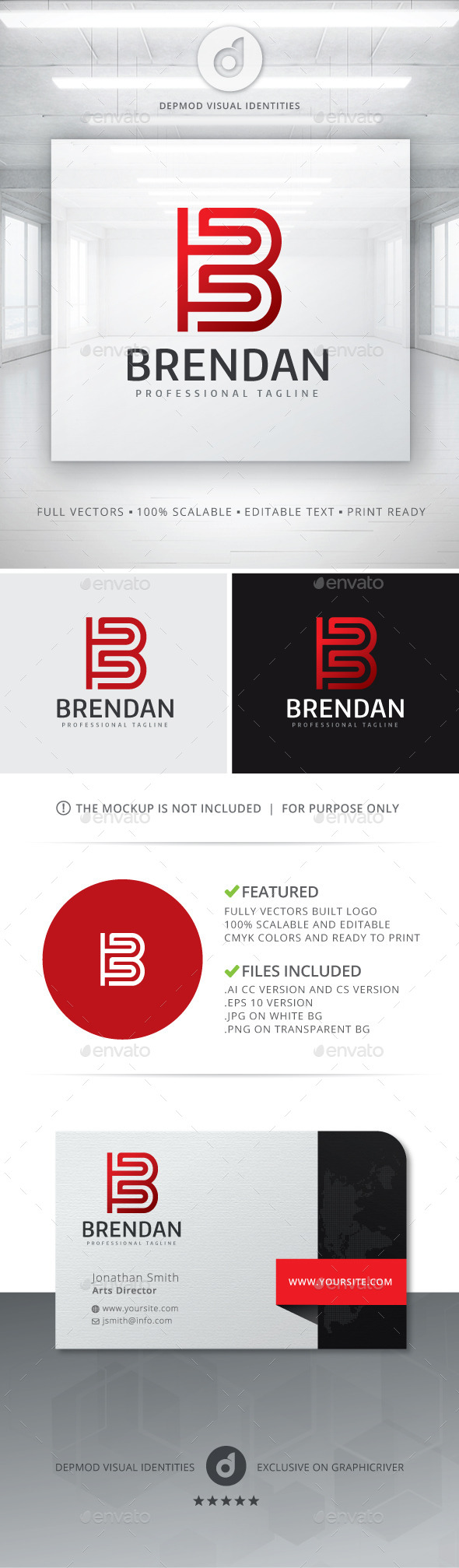 GraphicRiver Brendan Logo 10766042 GraphicRiver Brendan Logo 10766042