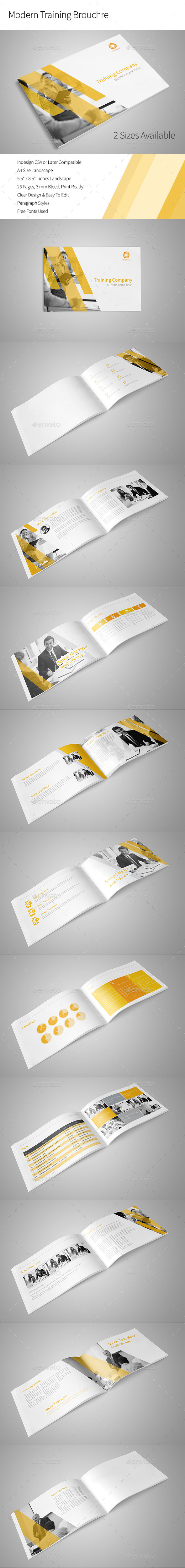 GraphicRiver Modern Training Brochure 10683386 GraphicRiver Modern Training Brochure 10683386