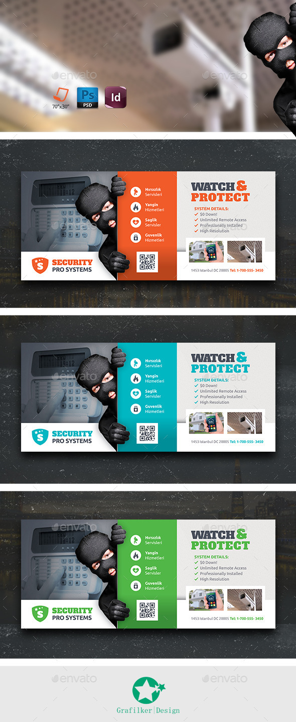 GraphicRiver Security Systems Billboard Templates 10766850 GraphicRiver Security Systems Billboard Templates 10766850