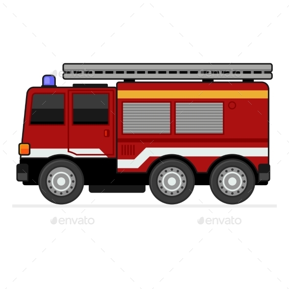 GraphicRiver Fire Truck 10767088 GraphicRiver Fire Truck 10767088