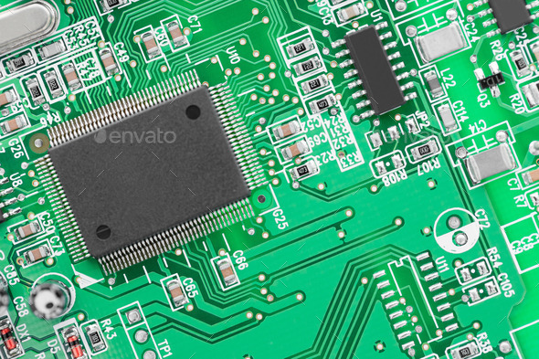 Computer chip. (Misc) Photo Download